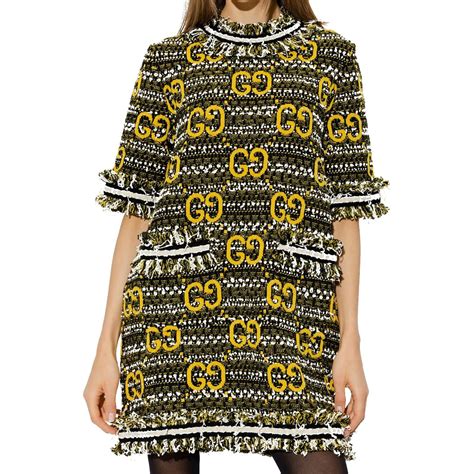 gucci tweed mini dress|Gucci Dresses for Women .